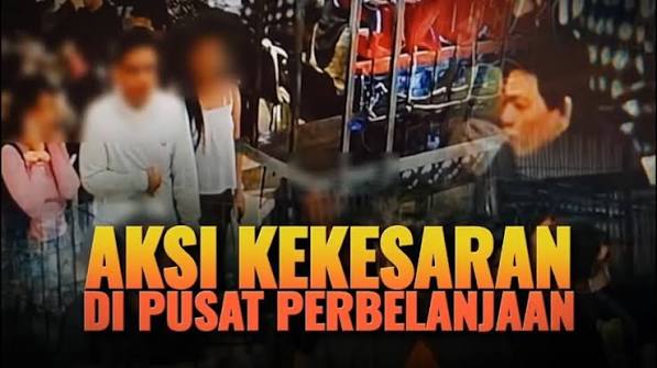 Aksi Kekerasan Di Pusat Perbelanjaan Jakarta Viral