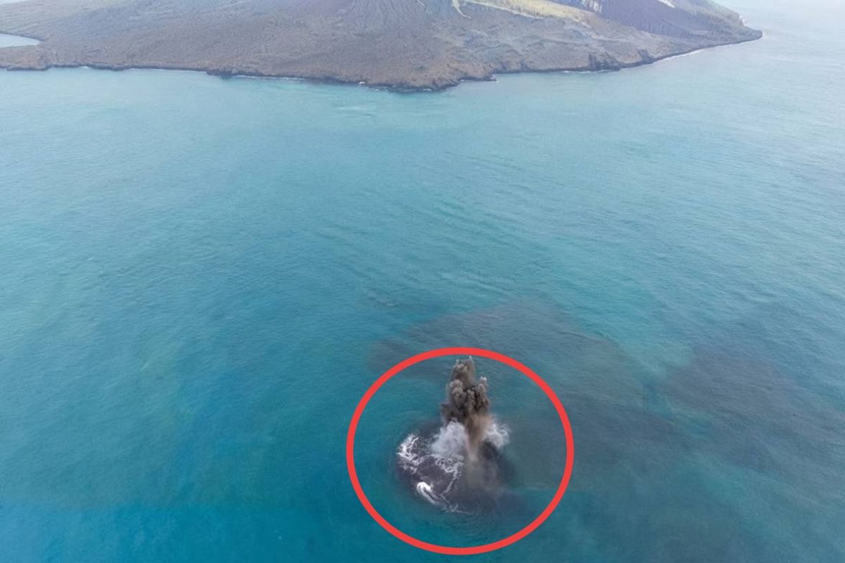 Erupsi Anak Krakatau September 2026 bentuk Dua Daratan Baru